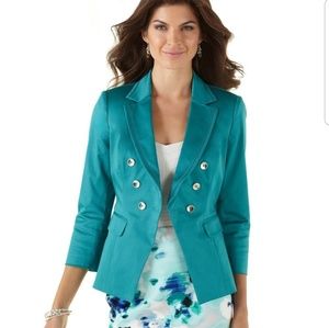 Teal Blazer